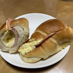 塩パン屋 パン・メゾン - ハム玉子パン　150円