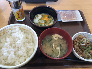 Sukiya - 混ぜのっけご飯定食