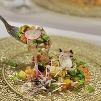 リストランテ ドゥエ フィオーリ - 夏野菜とサルシッチャのフレゴラ・トスタータ