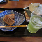 紫野和久傳 - ”栗の葛焼き”セット￥１，０５０(