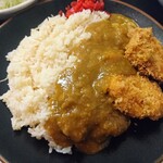 とんかつ さんか - ひれかつカレー アップ(ルーかけた)