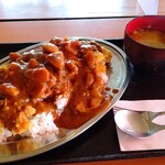 大益ドライブイン - カツカレー 800円税込み ご飯大盛+100円