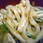 Mihori Touge - 「親子丼（冷やしうどん付）」つゆに絡ませた麺