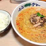 あっぱれ亭 - 金ごまラーメンミニ_600円、小ライス_100円