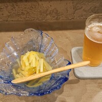 庵樹 - 冷製 冬瓜と帆立の博多寄せ
