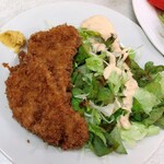 ゆたか食堂 - ヒレカツ二枚