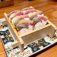 魚とおばんざい 泉士 - カンパチと紅芯大根のお刺身蒸ししゃぶ