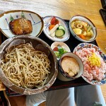 又八庵そば処 - さくら御膳　おろし蕎麦～５０円プラスで戦国蕎麦（自然薯とろろ）