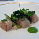 レストラン サンパウ - ホタテのソテーアップ