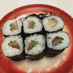 回転寿司すノ家 - サバシソ巻