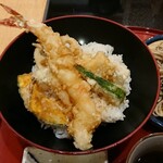 和食麺処サガミ - 大海老天丼♥️