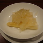 ホワイトアスパラとグレープフルーツの和え物