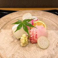 日本料理 直 - こち、けんさきいか、イサキ