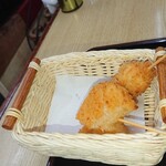 串カツ えびす - もち　ちくわウインナー