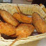 串カツ えびす - えび　れんこん　じゃがいも　たまねぎ　ウインナー