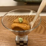 鮨おばな - 雲丹パフェ