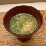 鮨おばな - 魚のスープ　シャリ玉入り