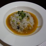 萬珍樓 - 十六穀米のトマトスープ添え