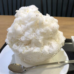 いちごの里カフェ - 白いちご氷