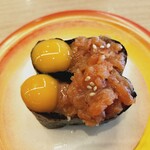 すし江戸 - サーモンユッケ