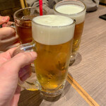 明神丸 - 3人で乾杯！