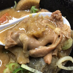 くるまやラーメン - もつ煮zoom  まみこまみこ