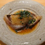 島津 - 富津の魳のたたき おろしポン酢で