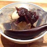 吉い - 2012.10　デザートは、自家製のあんみつ♪