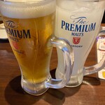 博多屋台市場 - 生ビールとカルピスサワー