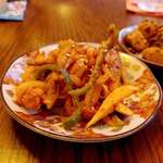 タコムマサラダイナー  - スパイス冷菜3種盛り 620円の〆鯖アチャールだよ