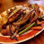 タコムマサラダイナー  - ラム肉スパイス炒め 580円だよ