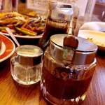 タコムマサラダイナー  - たこ焼きにつけるソースたちだよ