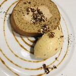 ラ・サンテ - ラ・サンテさん～ ディナーコース。本日のデザートから選びます。