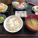 カフェ ふくや - 料理写真:さしみ定食　1,450円