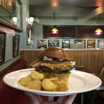 エーエス クラシックス ダイナー - 『ベーコンチーズバーガー￥1550』 『ランチドリンク￥150』