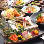 [Lunch only] 7 dishes including rich fried cheese and sashimi "Yonesuke reasonable course" 2 hours all-you-can-drink 3850 ⇒ 2750 yen