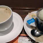 上島珈琲店 - ミルクコーヒーとコーヒーゼリー