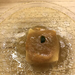 赤坂 菊乃井 - 昼懐石１３３１０円。生雲丹豆腐。生雲丹、豆腐、それぞれも、組み合わせも、とーっても美味しかったです（╹◡╹）（╹◡╹）