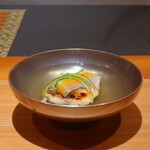 日本料理 幸庵 - ぐじと蓮豆腐の煮物椀