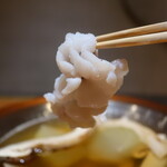 日本料理 幸庵 - 鱧のしゃぶしゃぶ