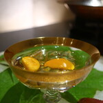 日本料理 幸庵 - じゅんさいと食用ほおずきの酢の物