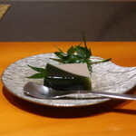 日本料理 幸庵 - 蓬と海老芋の寒天