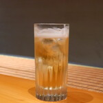 日本料理 幸庵 - 自家製梅酒ソーダ割り