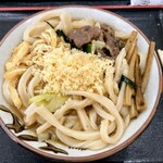 手打ちうどん ろくでなし - 5口食べたうどん（失礼）