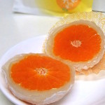 一心堂 - みかん大福断面