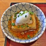 山口柳井食堂 - 揚げ豆腐のあんかけ