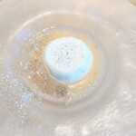 La Brianza - パンナコッタ桃のジュレソース。まったりなパンナコッタがジュレソースで夏向けさわやかヘ、この日のコースは全体的に夏の訪れを感じる内容に思いました(*^^*)