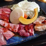 千力 - 松阪牛焼肉定食のお肉