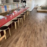 ラーメン もっけだの - カウンター席