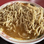 ラーメン もっけだの - 赤唐味噌中華普通ニンニクショウガ食べるラー油の天地返し
